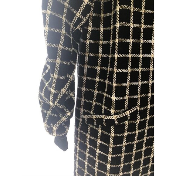 Sanctuary City Topper Windowpane ZIP Up Jacket - Picture 5 of 8